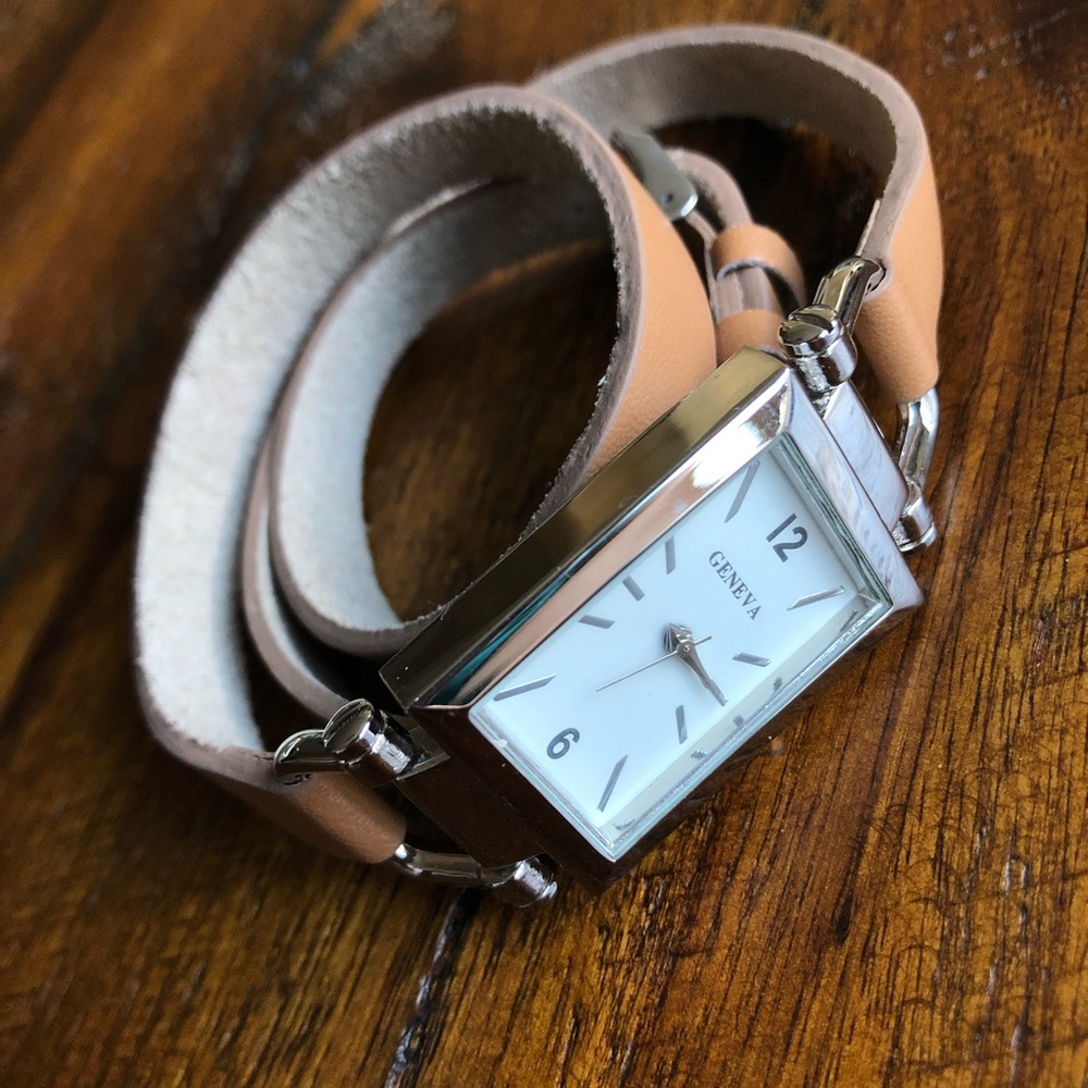 Wantable Light Fawn Brown Wrap Wrist Watch